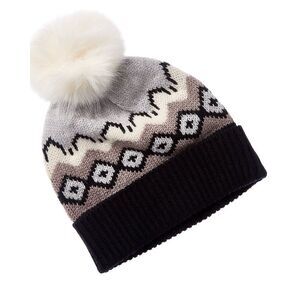 Forte Cashmere Alpine Wool & Cashmere-Blend Hat, Black